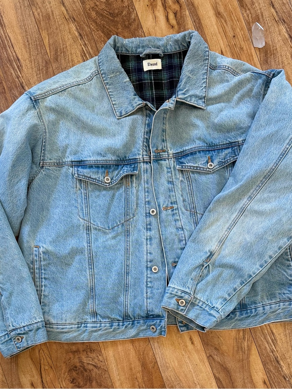 Elwood Light Blue Denim Jacket - Classic Men's Trucker